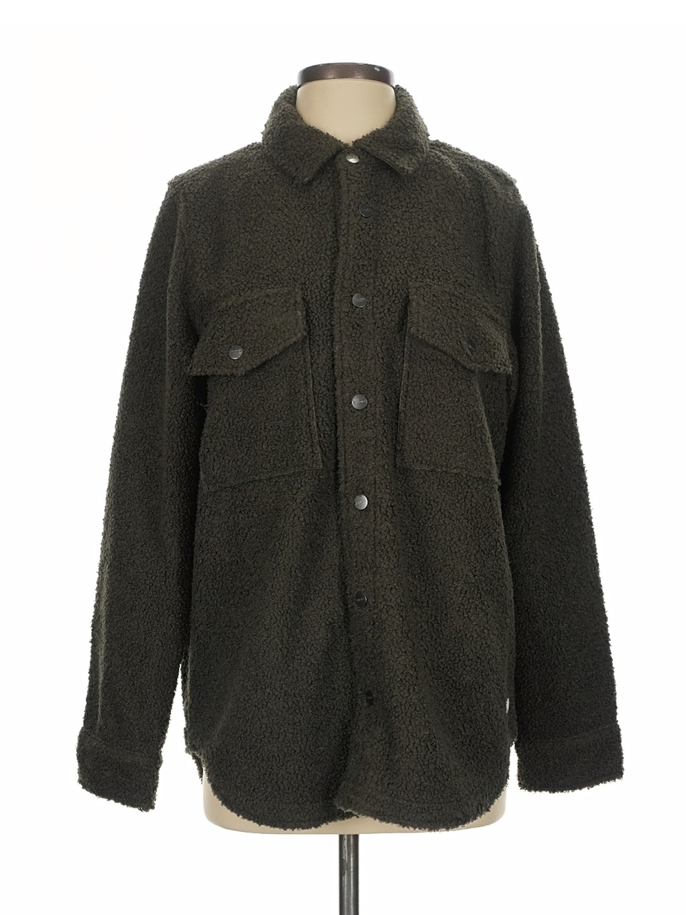 Vuori Women's Sycamore Shirt Jacket in Dark Olive